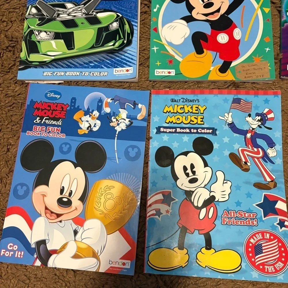 Disney Mickey Mouse PJ Masks Activity Coloring Book Collection NEW Ninja Turtles